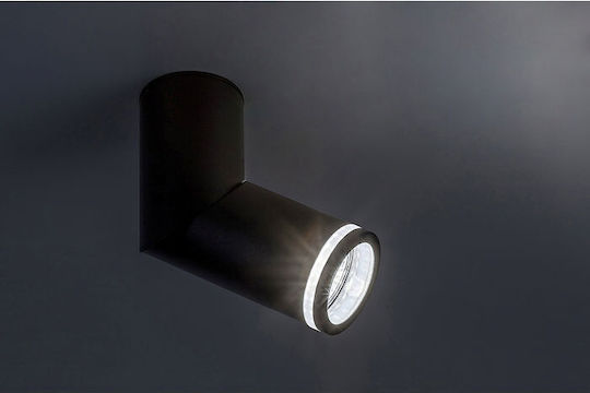 Rabalux Einzel Spot mit Fassung GU10 in Schwarz Farbe