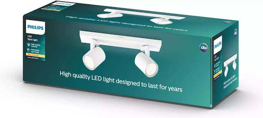 Signify Philips Myliving Led Spot Runner 2 Stück 460lm Weiß