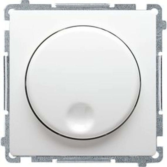 Kontakt-Simon Comutator Cu Variator Rotativ 1-10V Alb BMS9V.01/11