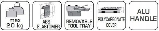 Högert Technik Tool Case with Tools