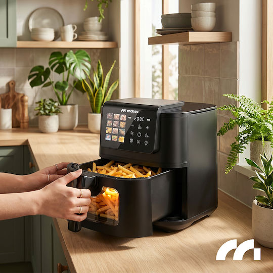 MalTec Air Fryer 8lt Μαύρο