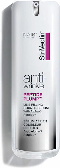 Anti Wrinkle Peptide Plump Line Fill.bounce Feuchtigkeitsspendend & Anti-Aging Serum Gesicht mit Peptide & Hyaluronsäure für Strahlkraft & Revitalisierung 30ml