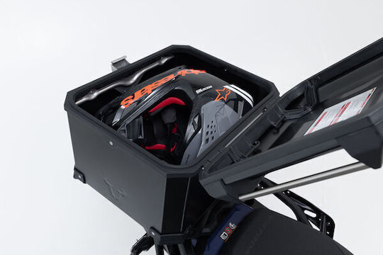 Topcase Base Set SW-Motech Trax Adv BMW F 450 GS Black Without BMW Rack