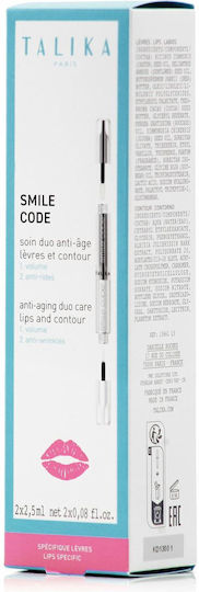 Talika Smile Code Αντιγηραντικό Serum Προσώπου με Υαλουρονικό Οξύ 2x2.5ml