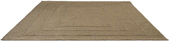 Brink & Campman Senso Border Χειροποίητο Χαλί Ορθογώνιο Fur Brown 250x350cm