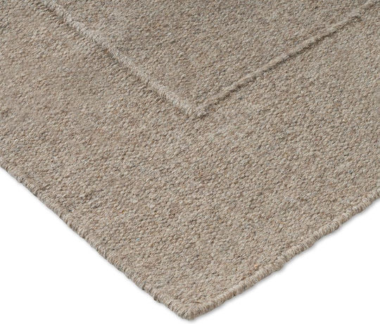 Brink & Campman Senso Border Covor Handmade Rectangular Taupe Deschis 140x200cm