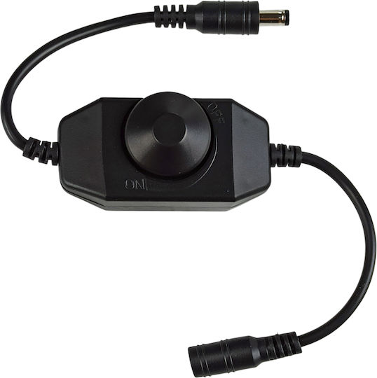 Eurospot Dimmer Led Rotativ Negru Pentru Linie Dc 12-24v Eu6277