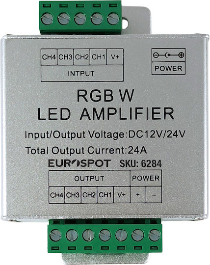Eurospot Усилвател Rgbw Ленти Led Dc 12-24v 6a*4ch Eu6284