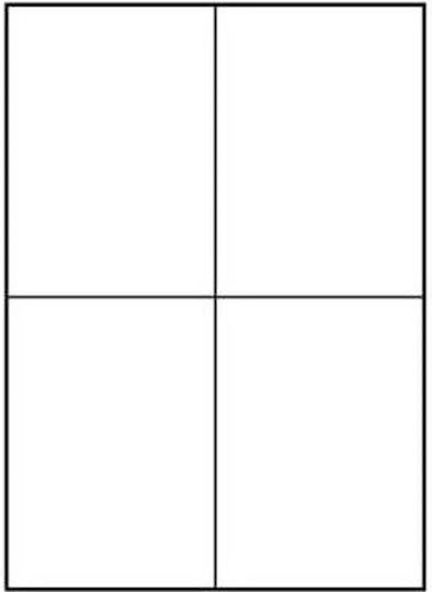 Logo Self-Adhesive Rectangular A4 Labels