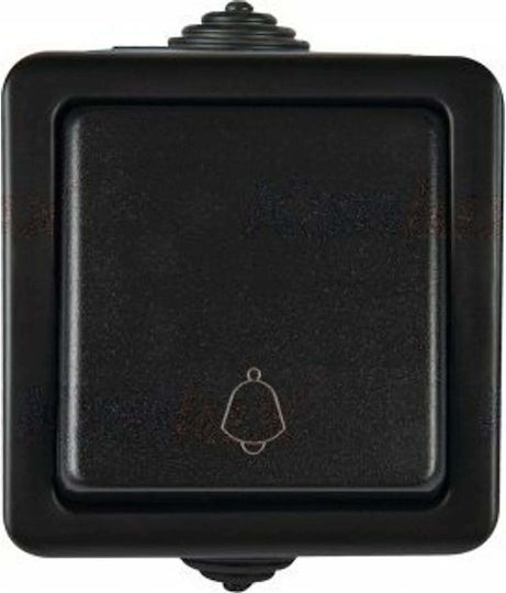 Kanlux Buton Clopoțel Negru 27353
