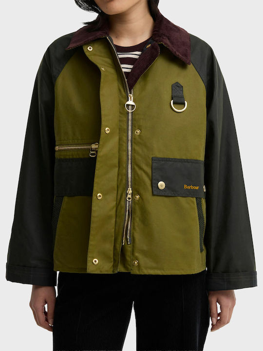 Barbour Cottingham Αθλητικό Μπουφάν Olive