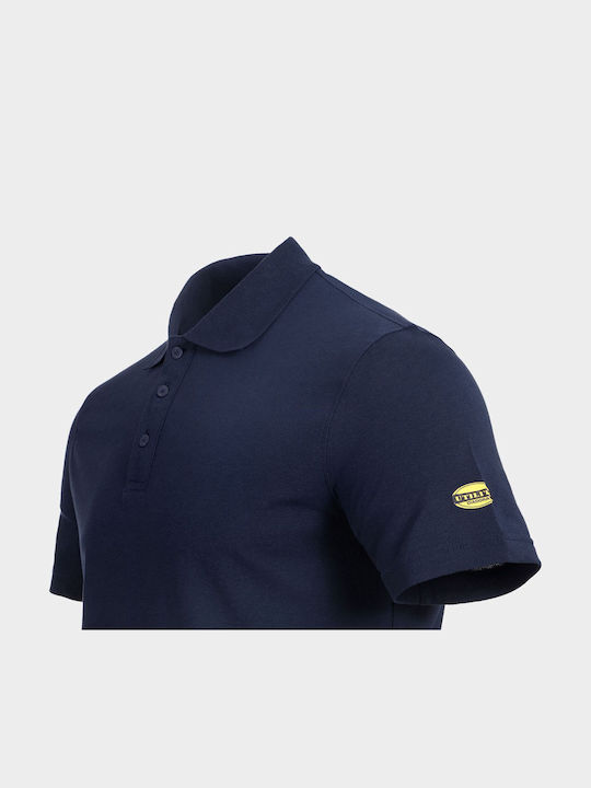 Unisex Βαμβακερό Πόλο Εργασίας Σκούρο Μπλε Diadora Smart 2.0 Polo Navy