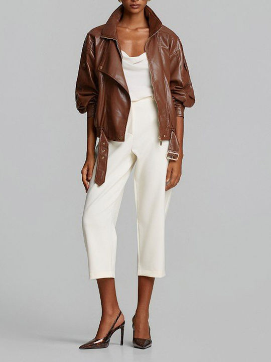 Women's Bomber Jacket Camel