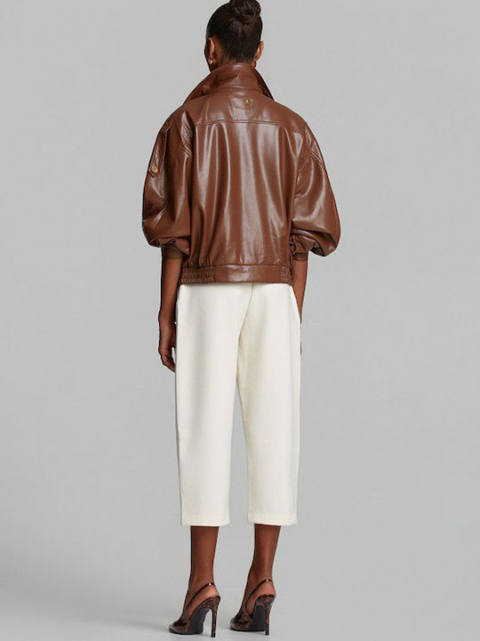 Women's Bomber Jacket Camel