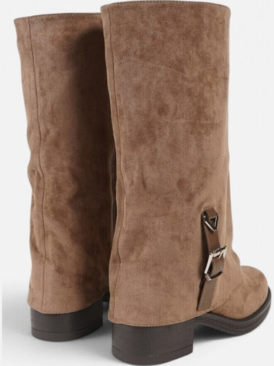 Suede Women's Brown Boots