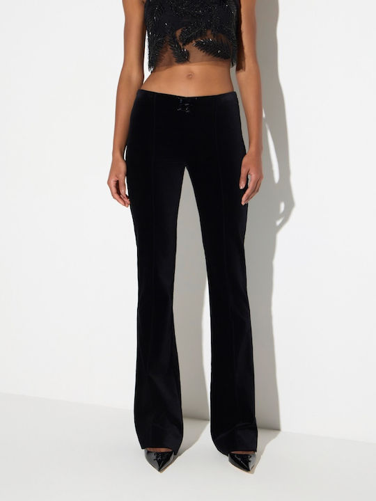 Women's Fabric Trousers Black