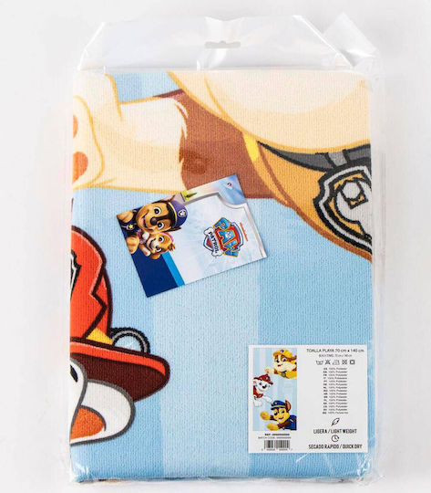 Cerda Prosop De Plajă Pentru Copii Paw Patrol 70x140 Cm 3+ Ani