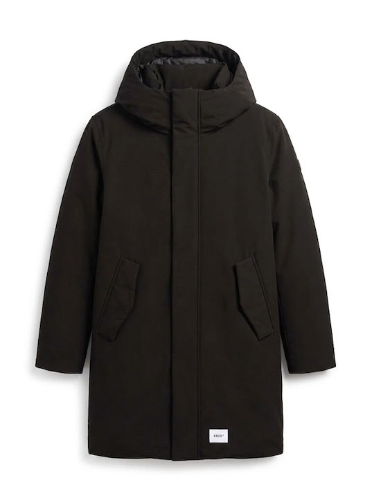 Winter Herren Jacke Winddicht Schwarz