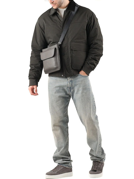 Winter-Bomberjacke in Anthrazit