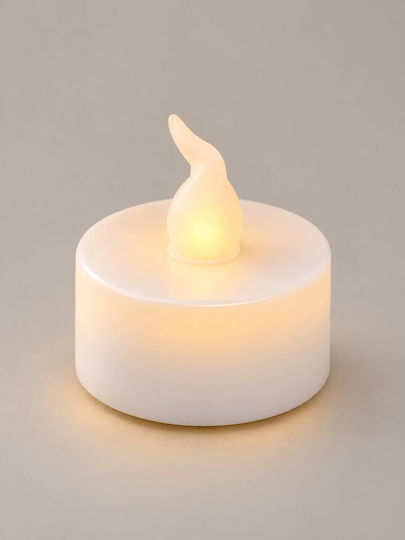 GloboStar Decorative LED Light Warm White 2700K Wax 3.6x3.6x3.9cm