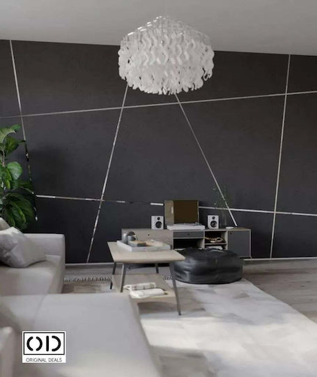 Bandă Adezivă Decorativă Pentru Pereți Mobilier Oțel Inoxidabil Nikelat Rezistentă La Apă Și Intemperii Interior Exterior 5 M X 1 Cm Grosime 0.4 Mm Crom Negru Original Deals