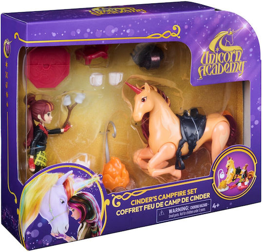 Spin Master Cinder's Campfire Set Doll Unicorn Academy