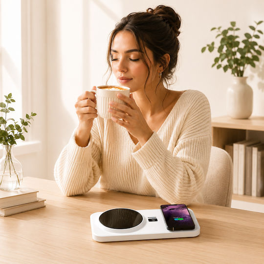 Suport de încărcare wireless (Qi Pad) Mug Holder with Wireless Charging (FOX500155)
