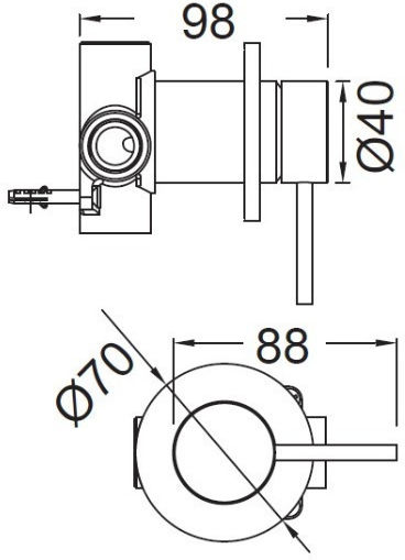 Cora N10131-811+210-N5030 for Shower 3 Exits