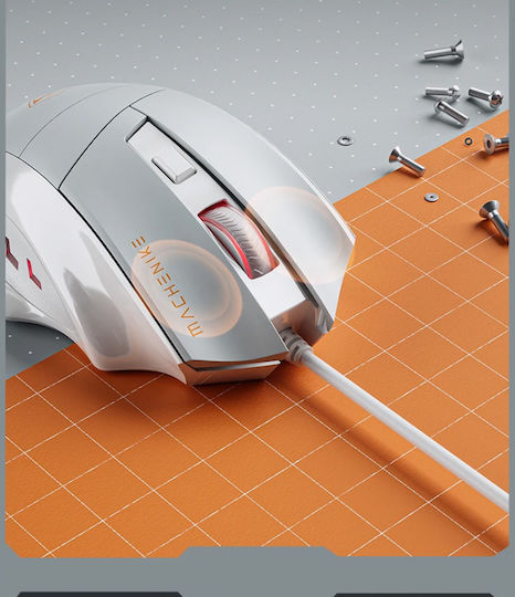 M3 Gaming Maus 3200 DPI Weiß