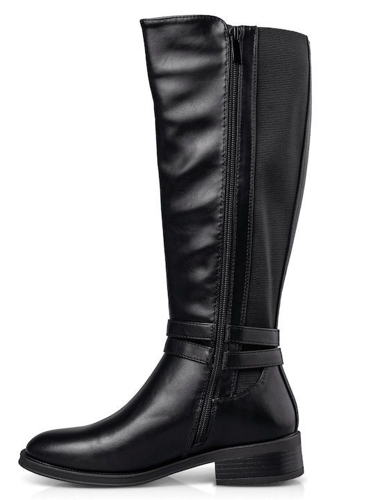Damen-Reitstiefel Schwarz