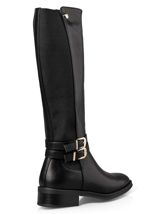 Damen-Reitstiefel Schwarz