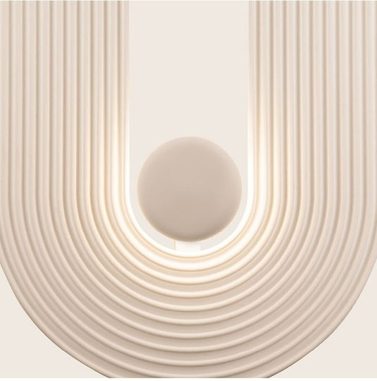 Zambelis Lights Luna Lampă de Perete cu LED Integrat și Lumină Alb Cald 35x35cm