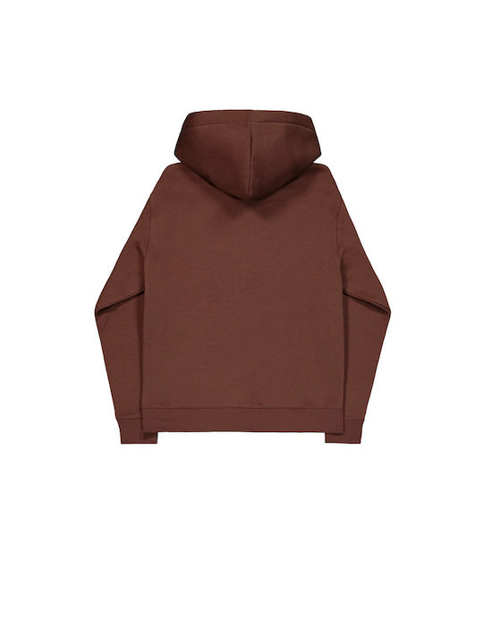 Hooded Sweatshirt Powder Brown