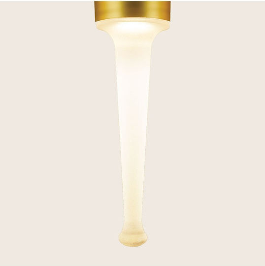 Zambelis Lights Lampă de Perete cu LED Integrat Aurie 10x15x47 cm