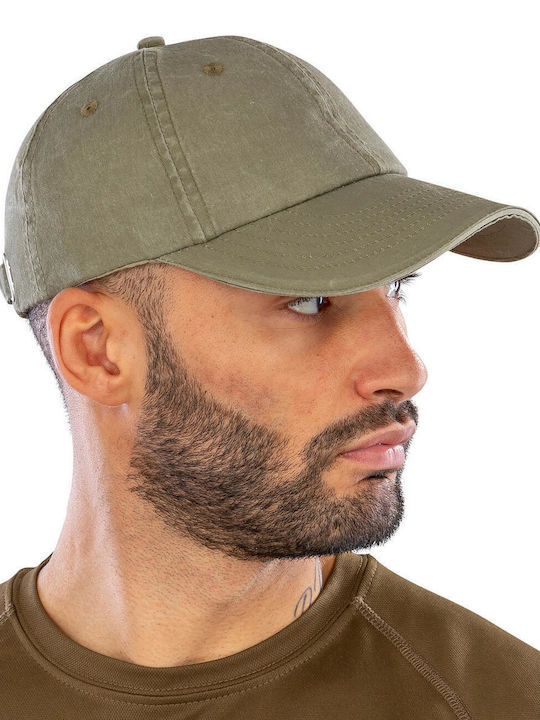 Jocheu Fine Cotton Twill Cap 6 Panouri Rc054x Result Olive Stone