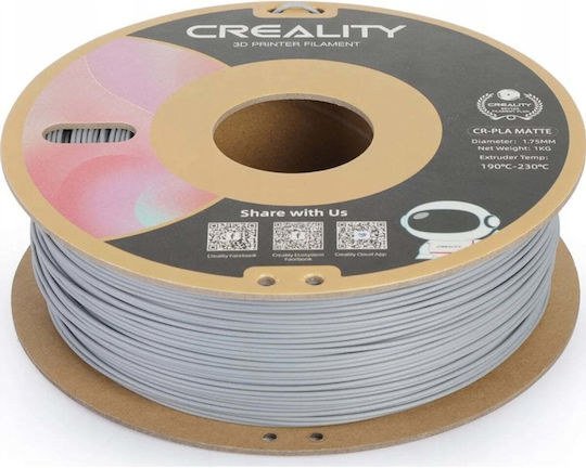 Creality3D PLA 3D Printer Filament 1.75mm Gray 1kg 1pc Spool