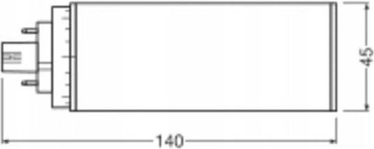 Leuchtstofflampe Osram Dulux T/e26hf V 10w 840 Gx24q-3 LED 1100 Lumen 4000K Gx24q-3