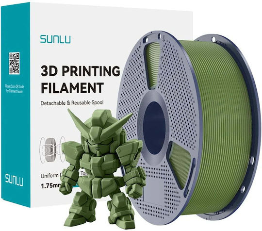 Sunlu PLA+ 2.0 Филаменти За 3D Принтери 1.75мм Зелен 1кг