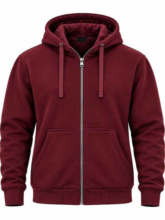 Hanorac cu glugă Burgundy