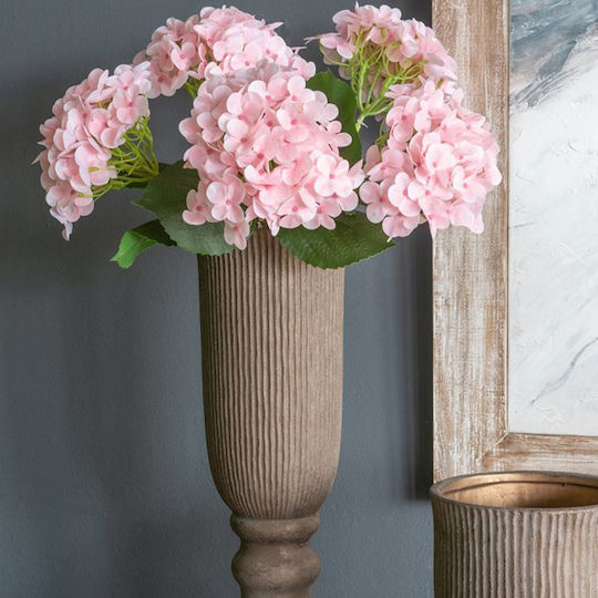 Künstlicher Dekorative Zweigstelle Hortensie Rosa 79cm Artekko