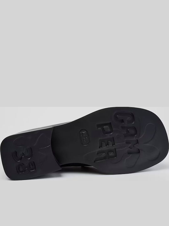 Damen Mokassins aus Leder in Schwarz Farbe