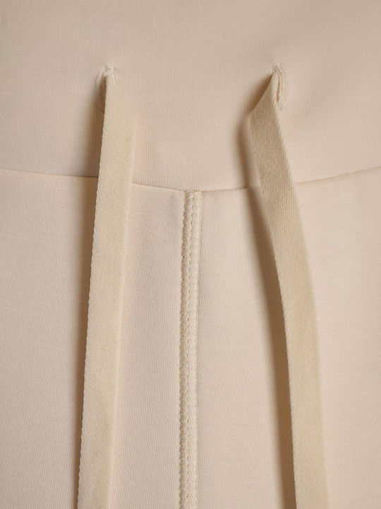 Pantaloni Trening Largi Bej