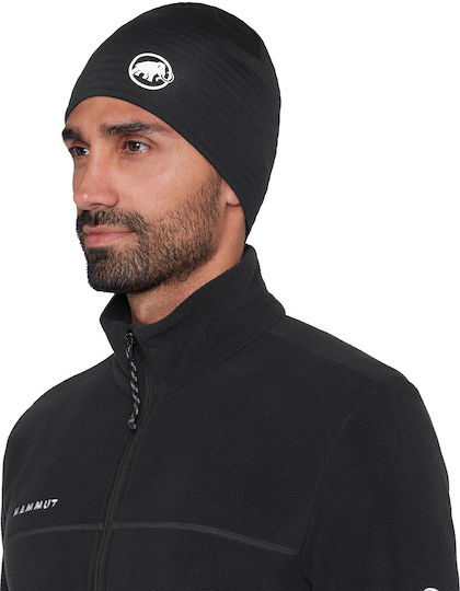 Beanie Unisex Σκούφος Πλεκτός σε Μαύρο χρώμα