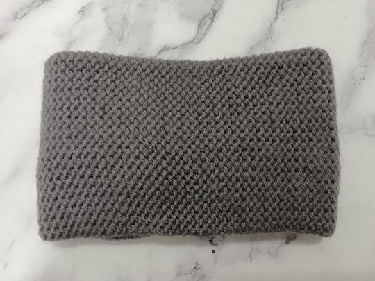Unisex Knitted Headband in Grey Colour