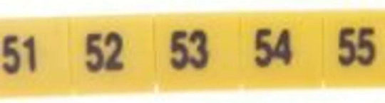 Ergom Kabelmarkierung Gelb E04ZP-01020101600 100 Stück