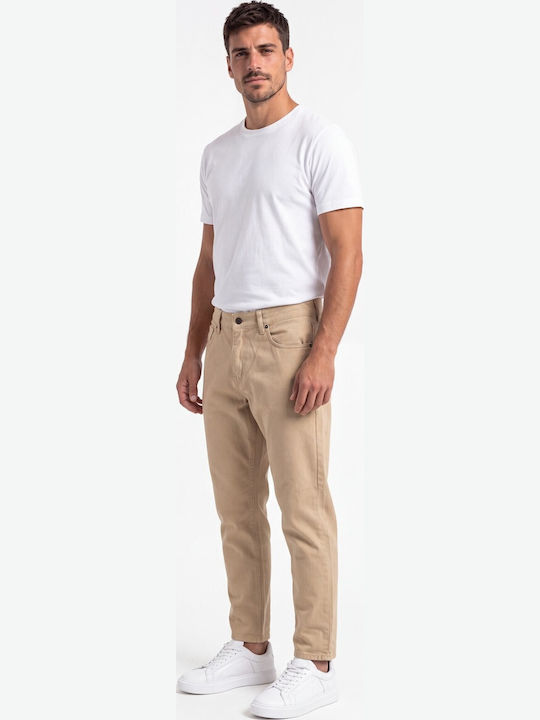 Ανδρικό Παντελόνι Relaxed Fit Μπεζ