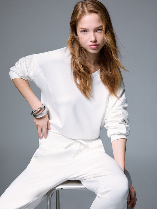 Women's Sweatshirt Ecru