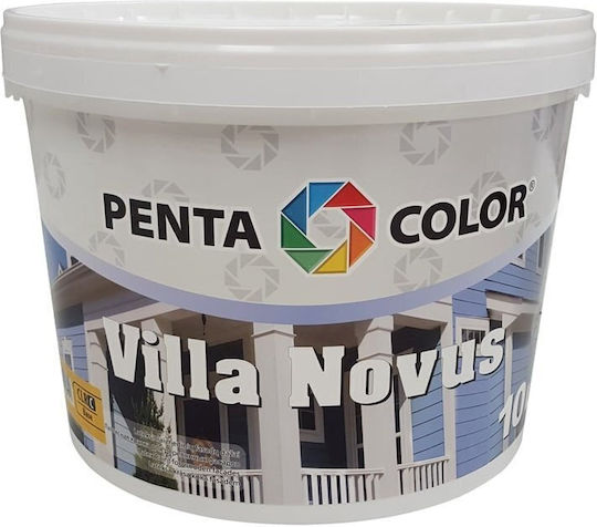 Pentacolor Високотемпературна Акрилна Боя За Вода Villa Novus 10л Жълта