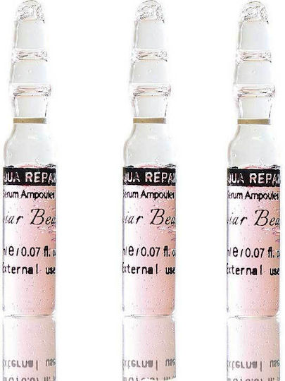 Beauty Serum Gesicht mit Kaviar für Entgiftung & Strahlkraft 3x2ml