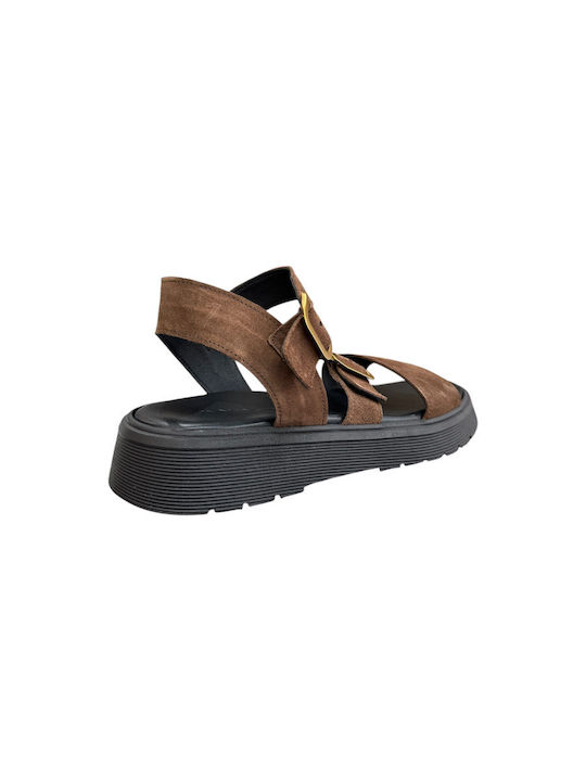 Flache Sandalen Für Damen Beiges